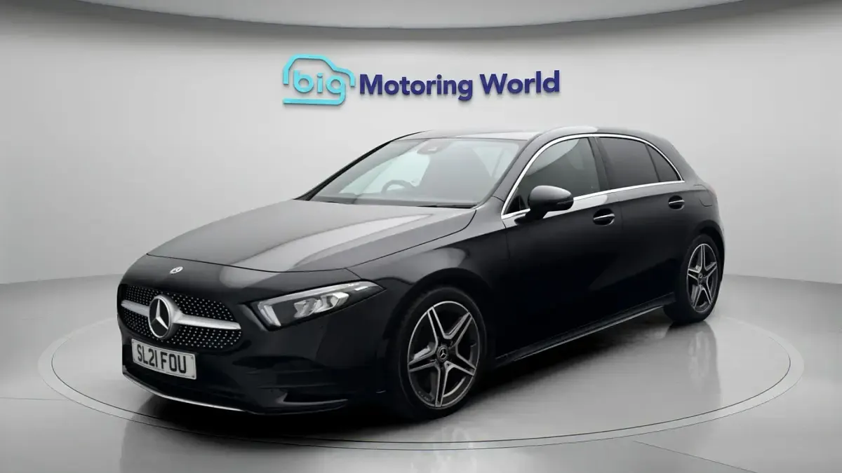 Used Mercedes A220 AMG line 190 HP (139 kW) 2020 Black Hatchback