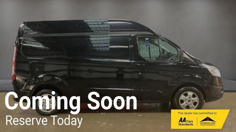 Used Ford Transit Custom Limited 130 HP (95 kW) 2017 Black Van
