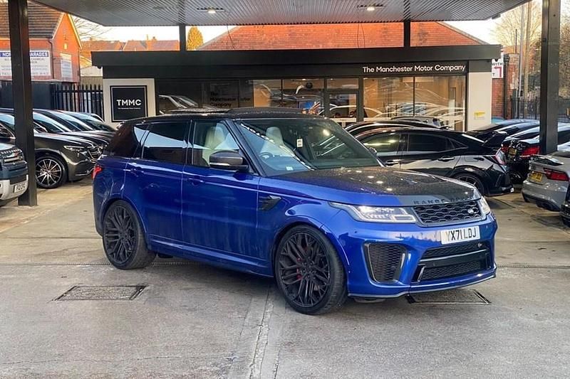Blue Used 2021 Land Rover Range Rover Sport SVR SUV | £39,899 (Good price) - Image 1/1