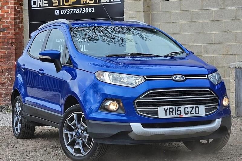 Used Ford Ecosport Titanium 125 HP (91 kW) 2015 Blue SUV