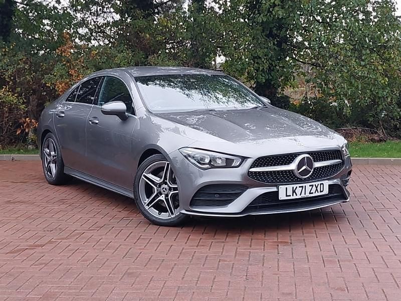 Grey Used 2021 Mercedes CLA200 AMG line Sedan | £19,998 (Fair price) - Image 1/4