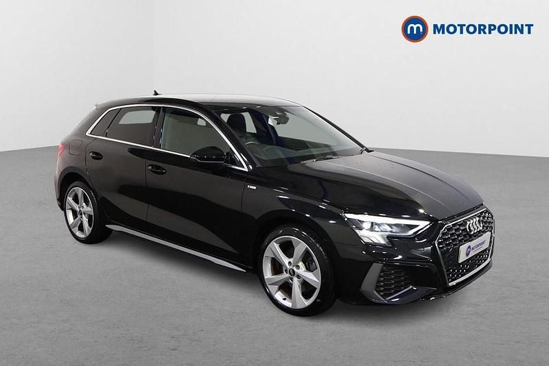 Used Audi A3 e-tron S-Line 2021 Black Hatchback