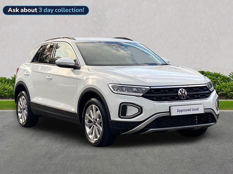 White Used 2025 VW T-Roc Match SUV | £26,388 (A bit pricey) - Image 1/4