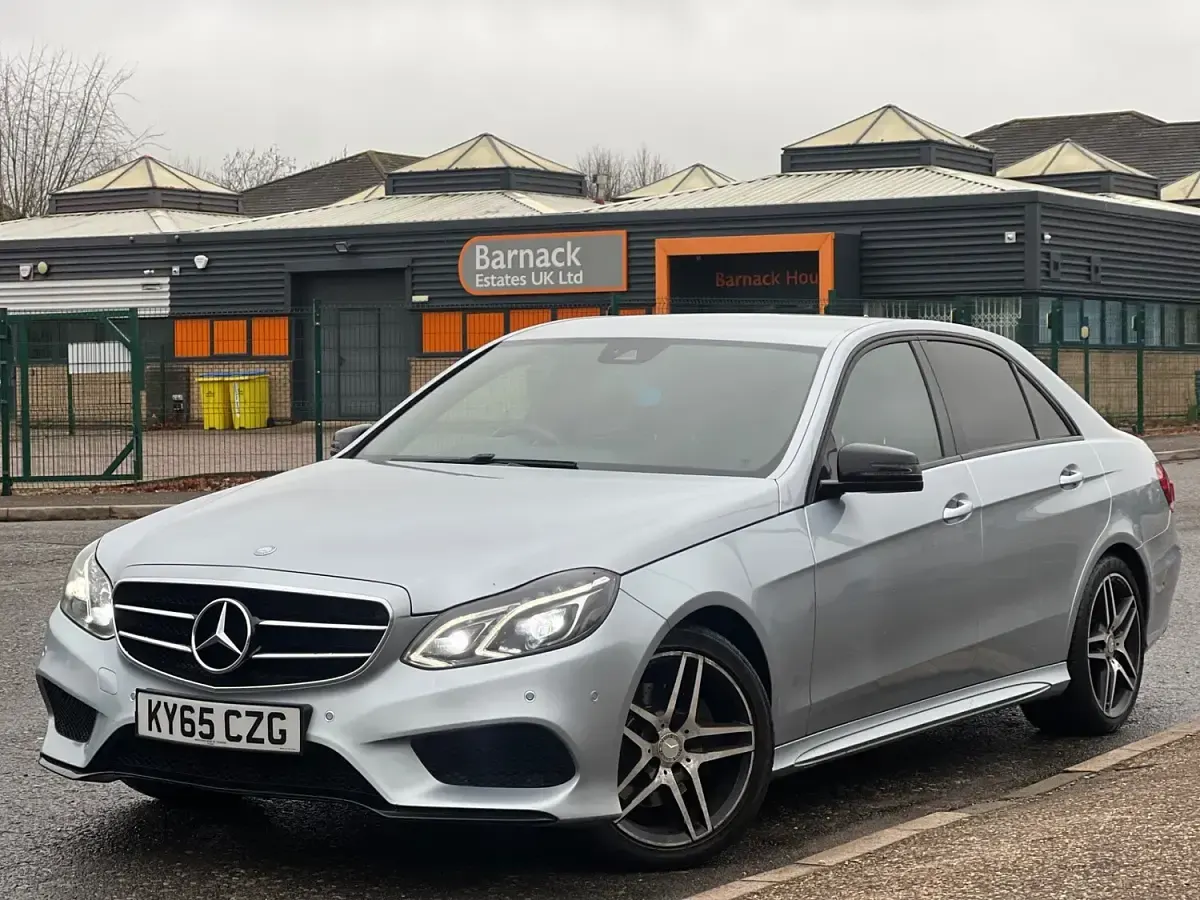 Used Mercedes E220 AMG 2016 Silver Sedan