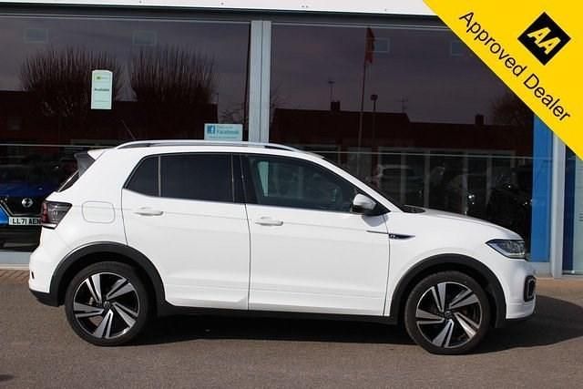Used VW T-Cross R-line 115 HP (84 kW) 2019 White SUV