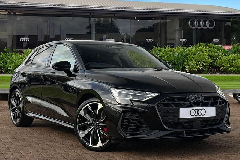 New Audi S3 Sportback Black Edition 2026 Black Hatchback