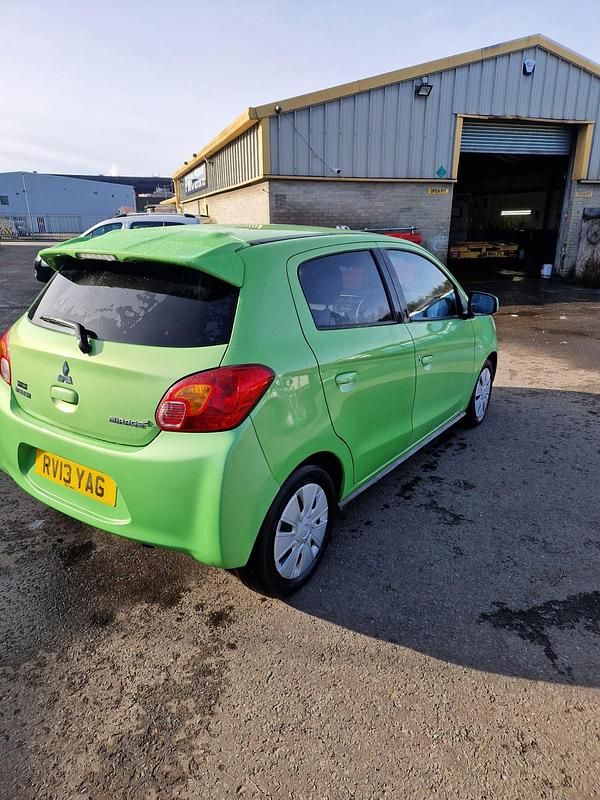 Used Mitsubishi Mirage 2013 Green Hatchback