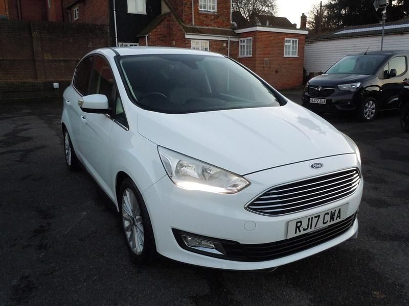 White Used 2017 Ford C-MAX Titanium MPV | £5,900 (Fair price) - Image 1/4
