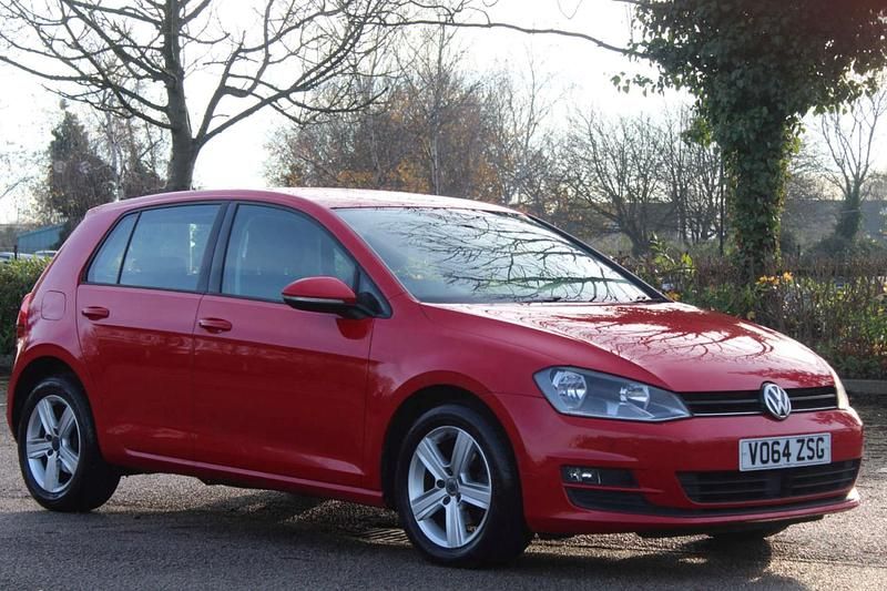 Red Used 2014 VW Golf VII Match Hatchback | £7,990 (Fair price) - Image 1/4