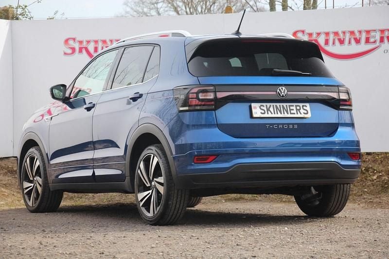 Used VW T-Cross R-line 150 HP (110 kW) 2021 Blue SUV