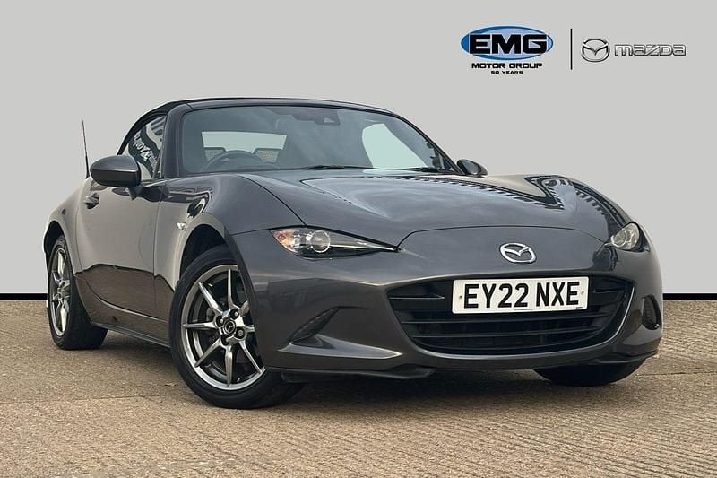 Grey Used 2022 Mazda MX5 Inclusive Cabriolet | £16,495 (Good price) - Image 1/3