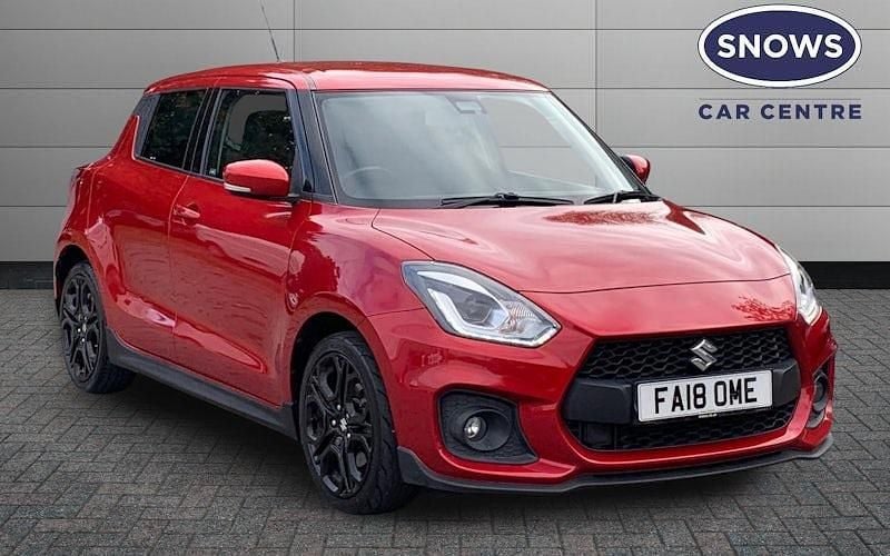 Red Used 2018 Suzuki Swift Sport Hatchback | £8,325 (Fair price) - Image 1/4