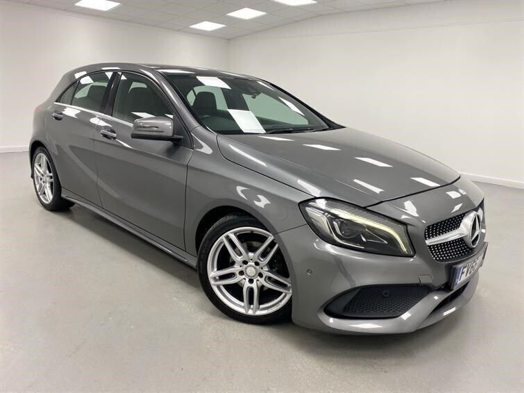 Grey Used 2016 Mercedes A180 AMG Line Premium Plus Hatchback | £13,200 (Fair price) - Image 1/4