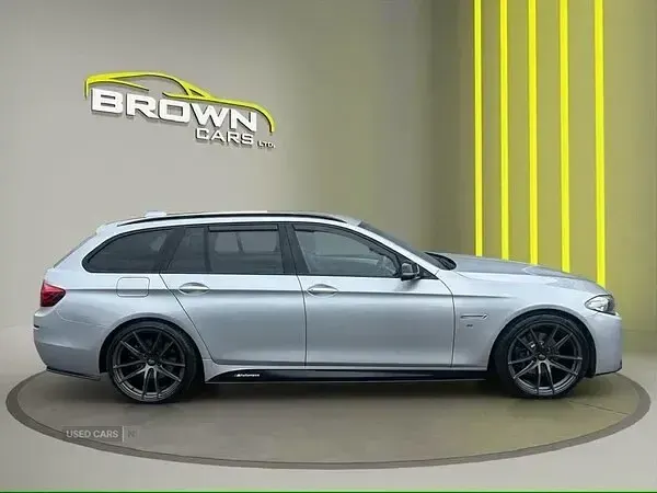 Used BMW 520 M Sport 184 HP (135 kW) 2014 Silver Estate