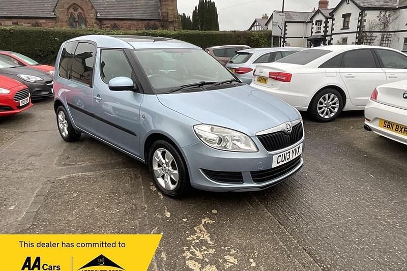 Used Skoda Roomster SE 105 HP (77 kW) 2013 Blue MPV