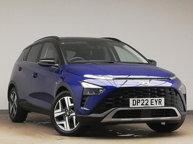 Blue Used 2022 Hyundai Bayon Ultimate SUV | £15,498 (Fair price) - Image 1/4