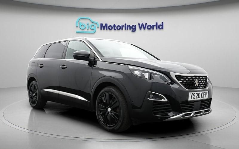 Used Peugeot 5008 GT-line 131 HP (96 kW) 2020 Black Estate