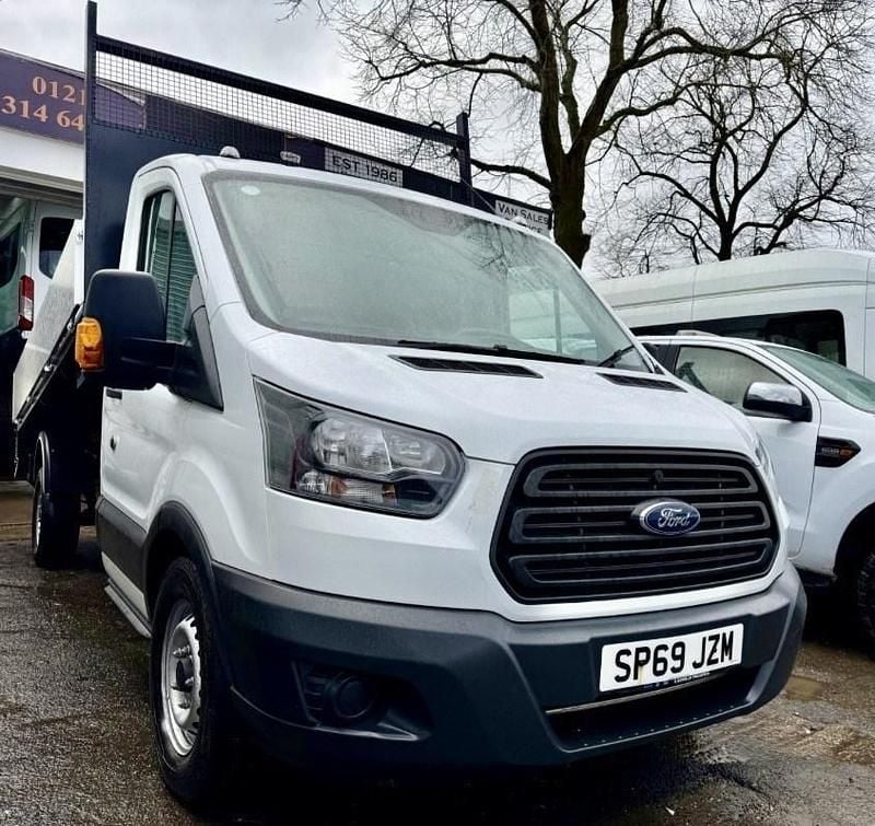 Used Ford Transit 130 HP (95 kW) 2019 White Cabriolet