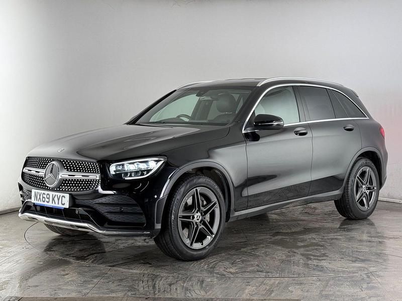 Begagnad Mercedes GLC220 AMG line 2019 Svart Kombi