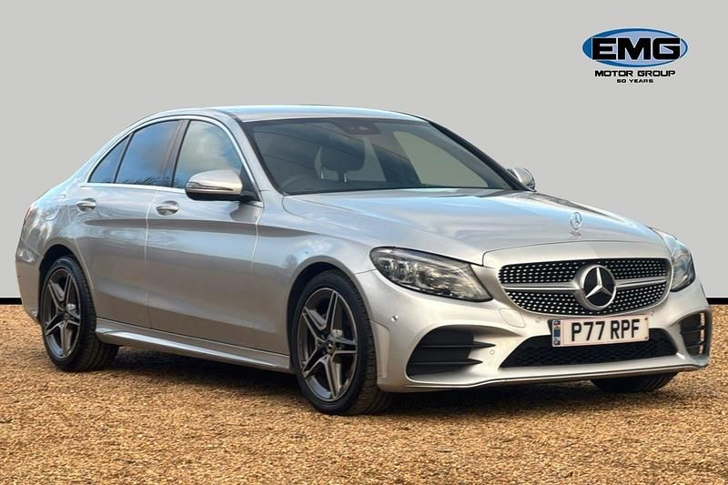 Used Mercedes C200 AMG Line Premium 198 HP (145 kW) 2020 Silver Sedan