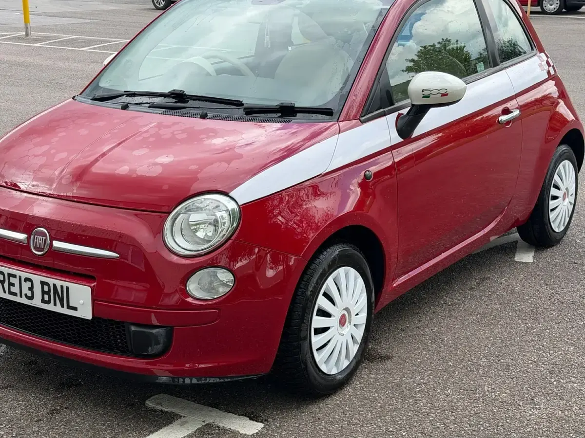 Used Fiat 500 69 HP (50 kW) 2013 Red Hatchback