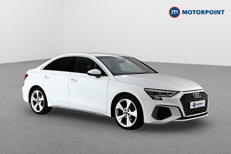 Used Audi A3 S-Line 2022 White Sedan