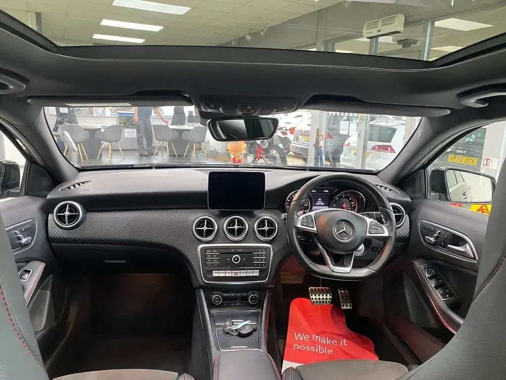 Used Mercedes A200 AMG line 2018 Black Hatchback
