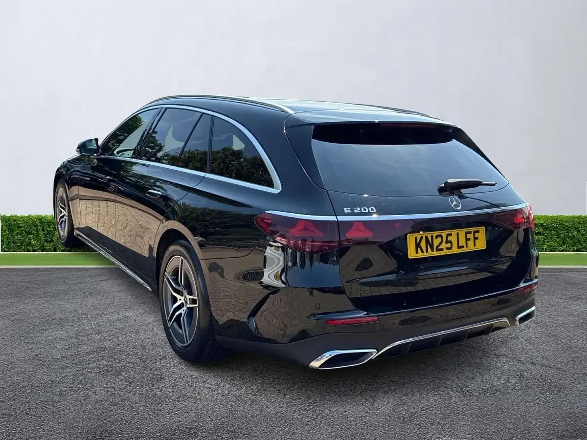 Used Mercedes E200 AMG line 2025 Black Estate
