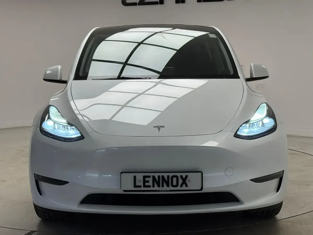Used Tesla Model Y Long Range AWD 85 kW (116 HP) 2022 Mauve/purple SUV