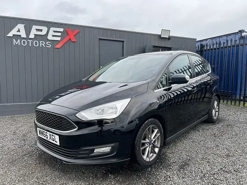 Begagnad Ford C-MAX Zetec 120 HK (88 kW) 2016 Svart Minibuss