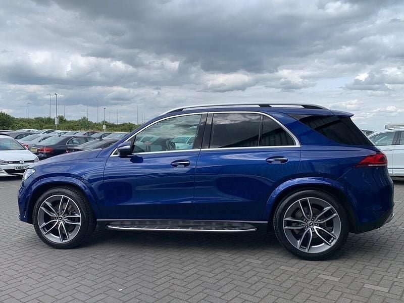Used Mercedes GLE400 AMG line 326 HP (239 kW) 2019 Blue Estate