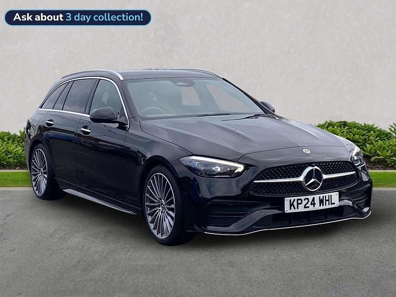 Used Mercedes C300e AMG Line Premium 2024 Black Estate