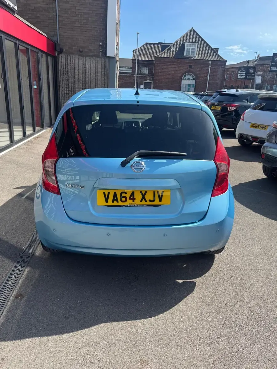 Used Nissan Note Acenta Premium 80 HP (58 kW) 2015 Blue Hatchback