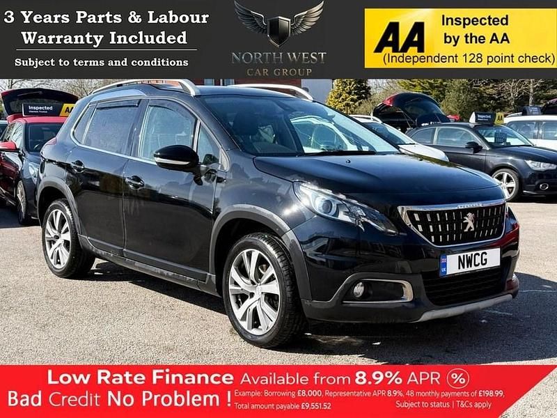 Used Peugeot 2008 Allure 130 HP (95 kW) 2019 Black SUV