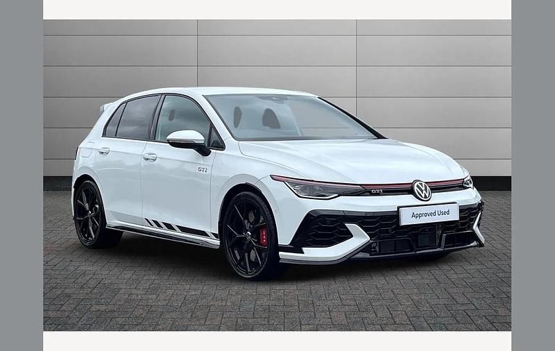 Pure white Used 2025 VW Golf VIII GTI Clubsport Hatchback | £38,950 (Expensive) - Image 1/4