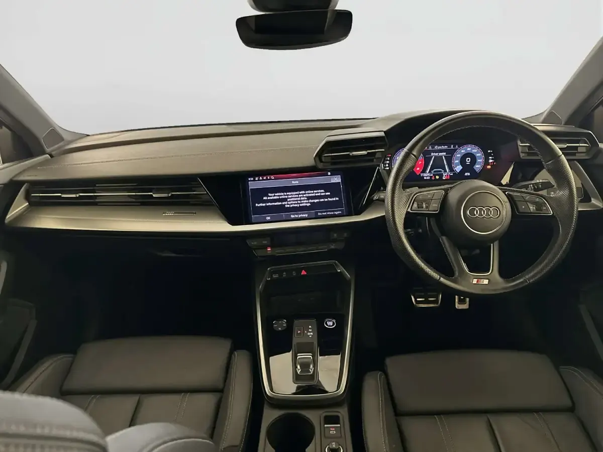 Begagnad Audi A3 S-Line 150 HK (110 kW) 2022 Grå Sedan