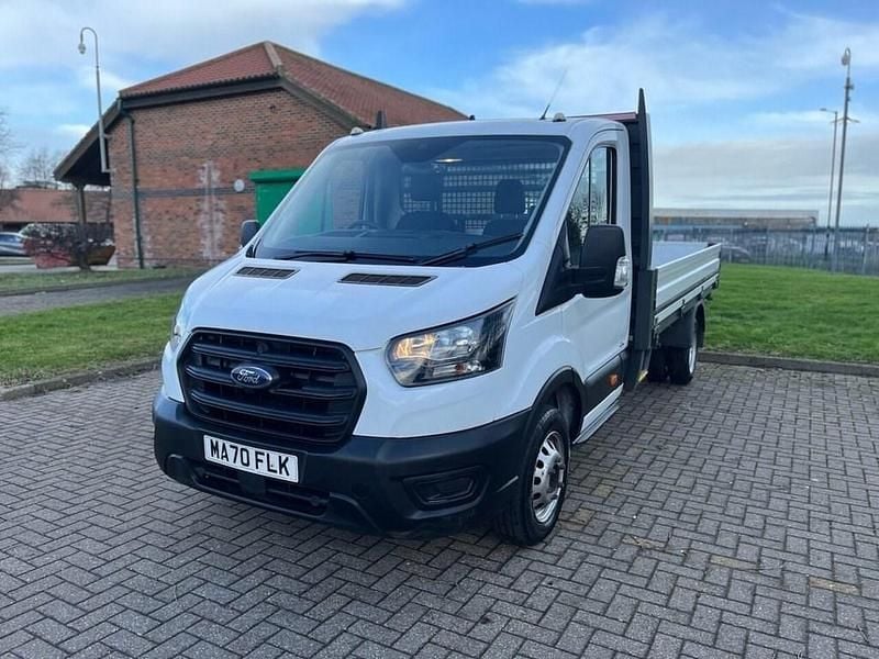 Used Ford Transit S 130 HP (95 kW) 2020 White Cabriolet