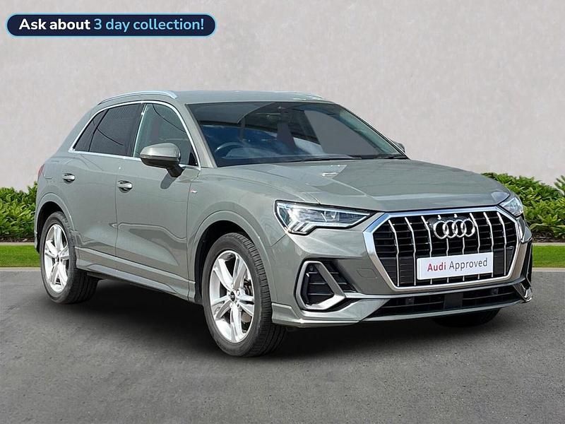 Grey Used 2021 Audi Q3 S-Line SUV | £23,902 (Good price) - Image 1/4