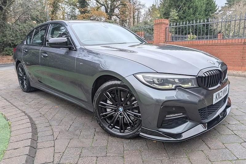 Mineral grey Used 2021 BMW 330e M Sport Sedan | £13,975 (Fair price) - Image 1/1