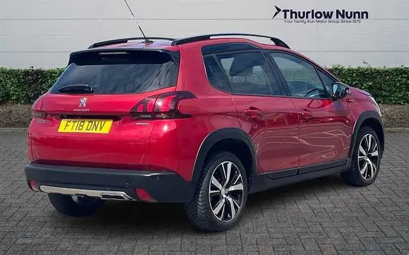 Used Peugeot 2008 GT-line 131 HP (96 kW) 2018 Red SUV