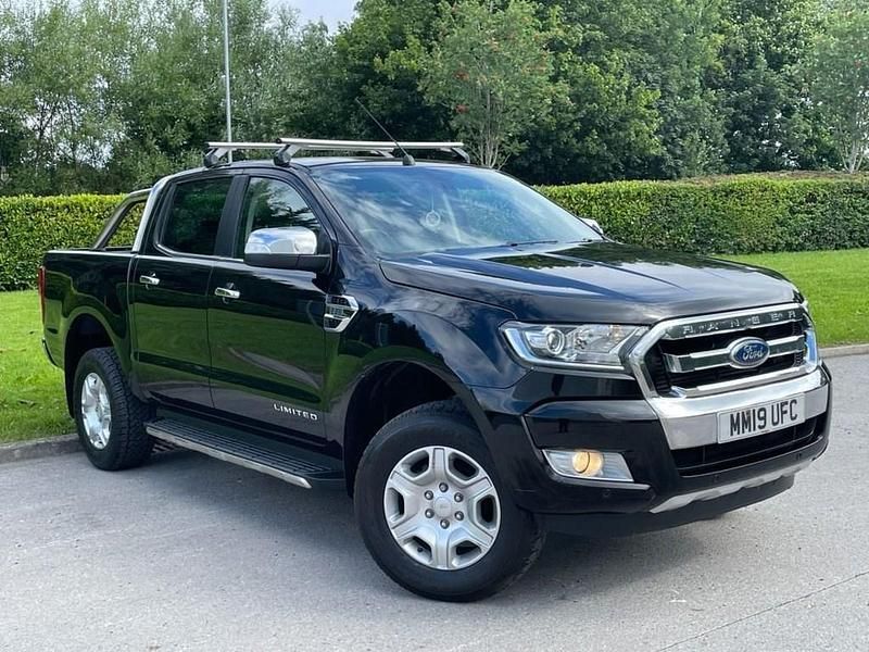 Black Used 2019 Ford Ranger Limited Pickup | £17,450 (Fair price) - Image 1/4