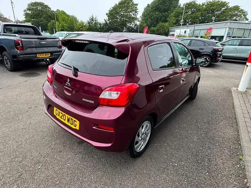 Used Mitsubishi Mirage 79 HP (58 kW) 2020 Mauve/purple Hatchback