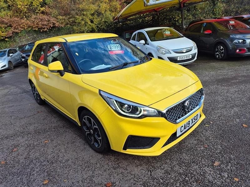Used MG MG3 Excite 106 HP (77 kW) 2019 Yellow Hatchback