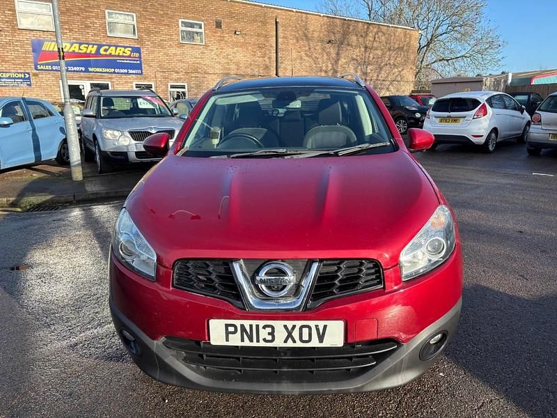 Second-hand Nissan Qashqai +2 N-TEC 110 CP (80 kW) 2013 Roșu SUV