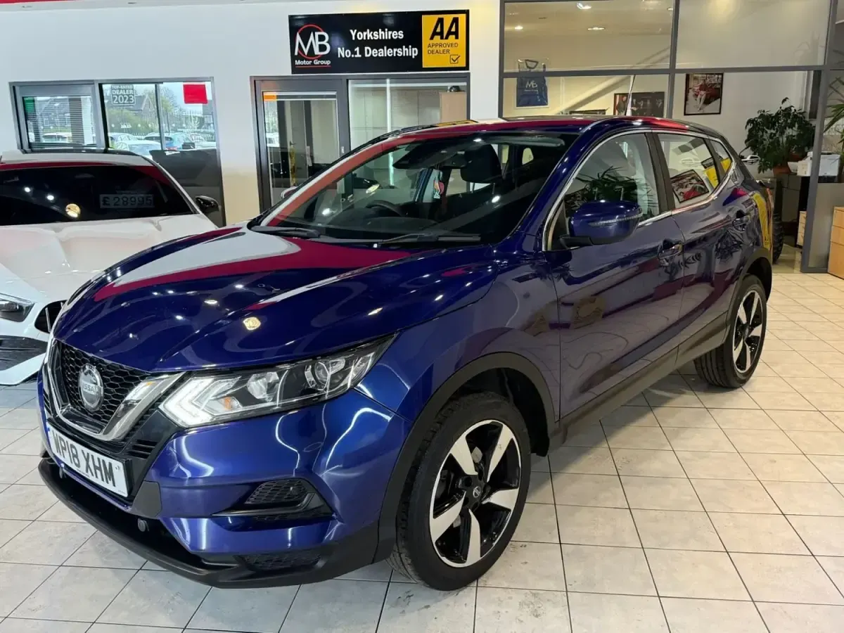 Begagnad Nissan Qashqai Visia 2018 Blå SUV