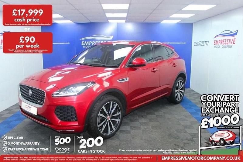 Used Jaguar E-Pace R-Dynamic 180 HP (132 kW) 2019 Red SUV