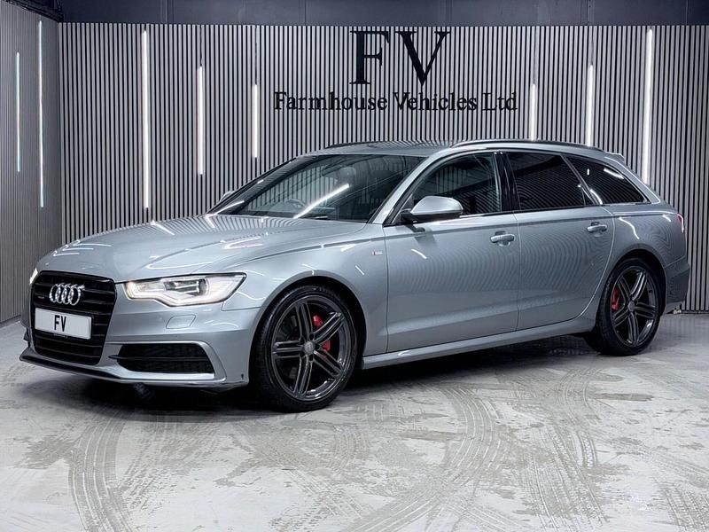 Begagnad Audi A6 Black Edition 2014 Grå Kombi