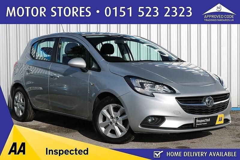 Used Vauxhall Corsa Design Edition 90 HP (66 kW) 2018 Silver Hatchback