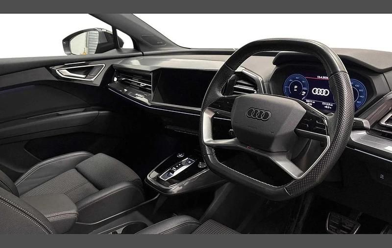 Used Audi Q4 e-tron S-Line 150 kW (204 HP) 2021 Black SUV