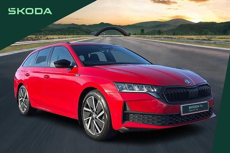 Used Skoda Octavia SportLine 110 HP (80 kW) 2025 Velvet red metallic Estate